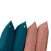 Набор наволочек COSAS OCEAN & BRICK SET 50х70 см 4 шт Изумрудный/бежевый