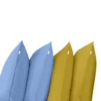 Набір наволочок COSAS WAVE & MARMALADE SET 50х70 см 4 шт Лазуровий/Гірчичний Набір наволочок COSAS WAVE & MARMALADE SET 50х70 см 4 шт Лазуровий/Гірчичний