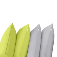 Набір наволочок COSAS LIME & GREY SET 50х70 см 4 шт Лайм/сірий Набір наволочок COSAS LIME & GREY SET 50х70 см 4 шт Лайм/сірий
