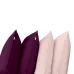 Набор наволочек COSAS DARK CHERRY & ROSE SET 50х70 см 4 шт Вишневый/Розовый