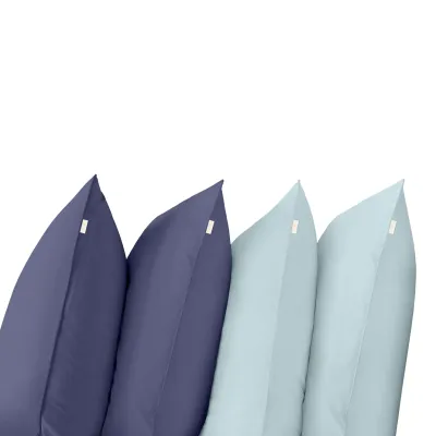 Набір наволочок COSAS DARK BLUE & LIGHT BLUE SET 50х70 см 4 шт Темно-Синій/Голубий
