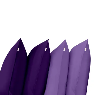 Набор наволочек COSAS DARK PLUM&PLUMLIGHT SET 50х70 см 4 шт Фиолетовый