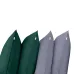 Набор наволочек COSAS DARK GREEN & STEEL SET 50х70 см 4 шт Зеленый/стальной