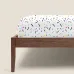 Простынь на резинке в детскую кроватку 60х120 см COLOR LINES COSAS белый