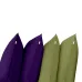 Набор наволочек COSAS DARK PLUM&AVOCADO SET 50х70 см 4 шт Фиолетовый/Авокадо