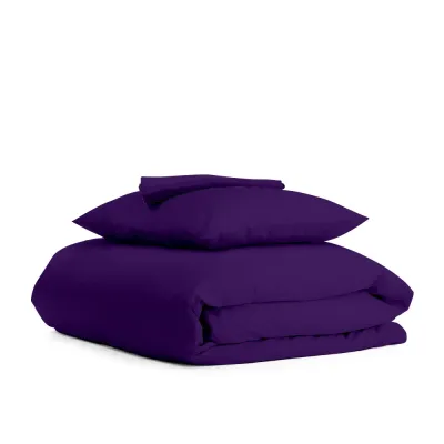 Детское постельное белье в кроватку Dark Plum COSAS Фиолетовый 110х140 см
