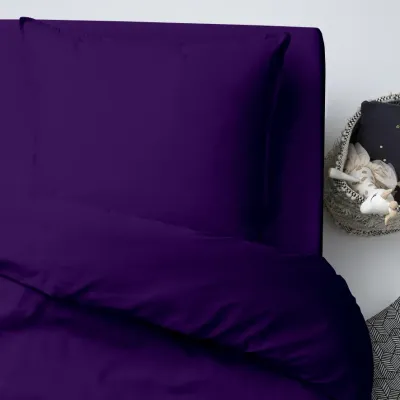 Подростковое постельное белье Dark Plum COSAS Фиолетовый 160х220 см Подростковое постельное белье Dark Plum COSAS Фиолетовый 160х220 см