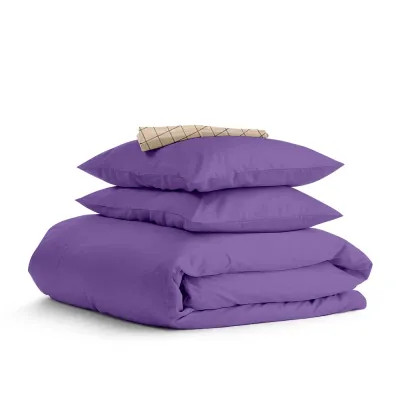 Полуторное постельное белье Lavender COSAS Орхидея 160х220 см