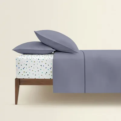 Двоспальна постіль з простирадлом на гумці COSAS Stormy CS4 180х220 см Різнокольоровий