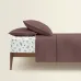 Евро постель с простыней на резинке Mousse CS6 COSAS Шоколад 200х220 см