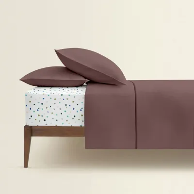Сімейний комплект постільної білизни COSAS Mousse CS4 2х160х220 см Різнокольоровий