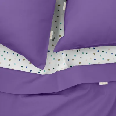 Сімейний комплект постільної білизни COSAS Lavender CS1 2х160х220 см Різнокольоровий