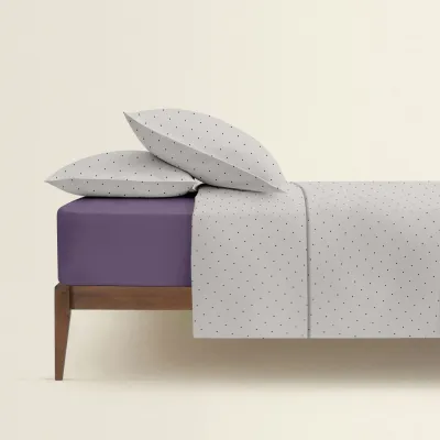 Двоспальна постільна білизна Mini Dots CS2 COSAS Бежевий 180х220 см Двоспальна постільна білизна Mini Dots CS2 COSAS Бежевий 180х220 см