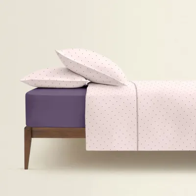 Сімейний комплект постільної білизни Mini Dots CS23 COSAS рожевий 2х160х220 см Сімейний комплект постільної білизни Mini Dots CS23 COSAS рожевий 2х160х220 см