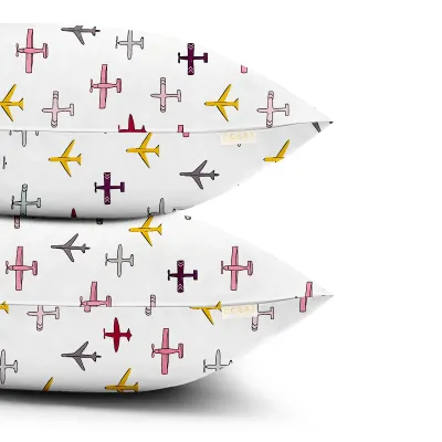 Набір наволочок COSAS AIRPLANE 40х60 см Білий