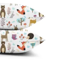 Набор наволочек COSAS COLORFUL ANIMALS 40х60 см Бежевый