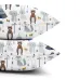 Набір наволочок COSAS BEARS WIGWAMS 40х60 см Сірий