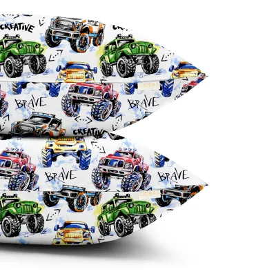 Набір наволочок COSAS BRAVE CARS 40х60 см Різнокольоровий