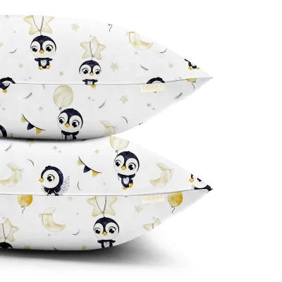 Набор наволочек COSAS PENGUINS 40х60 см Белый