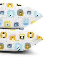 Набор наволочек COSAS COLOR ANIMALS 50х70 см Белый