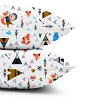 Набір наволочок на подушку 50х70 см WOOD FOX COSAS Теракотовий