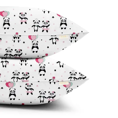 Набір наволочок COSAS ROSE PANDA 50х70 см Рожевий