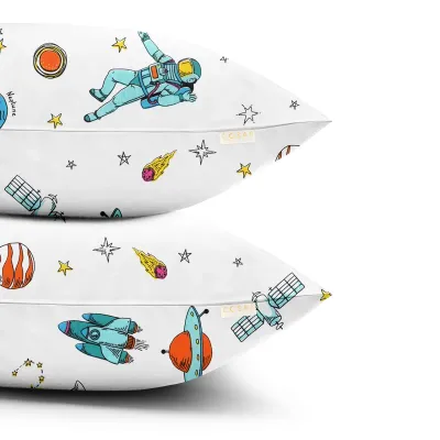 Набор наволочек COSAS SPACEMAN CS1 40х60 см Белый