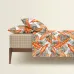 Полуторное постельное белье Orange Palms CS2 COSAS оранжевый 160х220 см