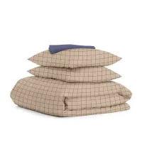 Євро постільна білизна BEIGE GEOMETRY CS6 COSAS Бежевий 200х220 см Євро постільна білизна BEIGE GEOMETRY CS6 COSAS Бежевий 200х220 см