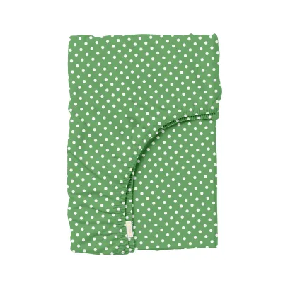 Простирадло на резинці 120х200 см GREEN DOTS COSAS Зелений