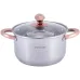 Набор 2 кастрюли Catalin 1.5л 3л из нержавеющей стали с мерной шкалой DP36500 Kamille