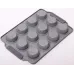 Форма для выпечки кексов Marble 38х26 см 12 ячеек Kamille DP37123