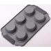Форма для випічки кексів Marble 30х18 см 6 осередків Kamille DP37124