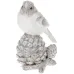 Статуэтка Птичка на шишке 13.5 см серебро DP42330 BonaDi