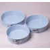 Набір роз'ємних форм 3 шт Marble 24х26х28 см Kamille DP62080