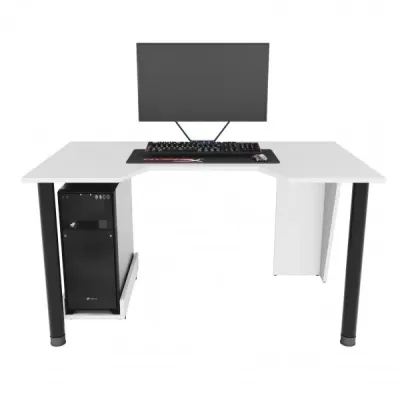 Геймерский игровой стол ZEUS GAMER-2 белый