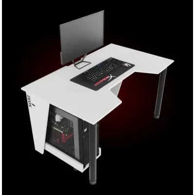 Геймерский игровой стол ZEUS GAMER-2 белый