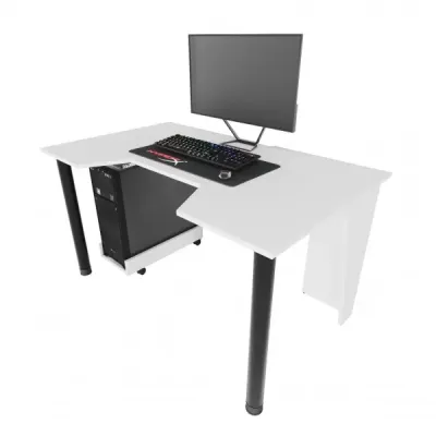 Геймерский игровой стол ZEUS GAMER-2 белый