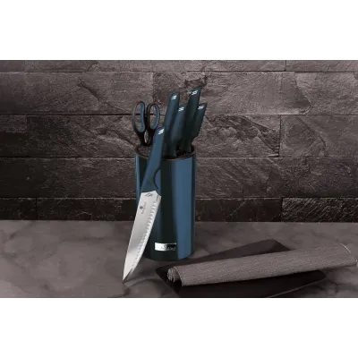 Набір ножів із 7 предметів Berlinger Haus Metallic Line Aquamarine Edition (BH-2791)