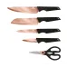 Набор ножей из 5 предметов Berlinger Haus Black Rose Collection (BH-2652)