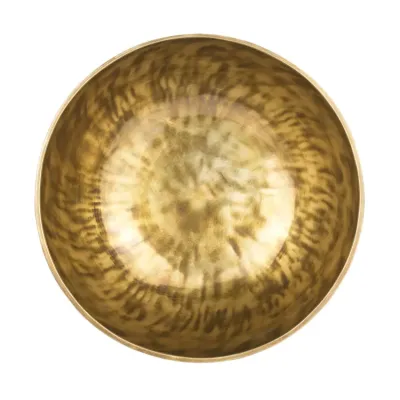 Тибетська співоча чаша Singing bowl Ручна холодна ковка 18,5/18,5/8,7 см Бронзовий (27407) Тибетська співоча чаша Singing bowl Ручна холодна ковка 18,5/18,5/8,7 см Бронзовий (27407)