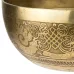 Тибетская поющая чаша Singing bowl Мантра и пламя снаружи Раковина внутри Холодная ковка 24/24/10,8 см Бронзовый (27414) Тибетская поющая чаша Singing bowl Мантра и пламя снаружи Раковина внутри Холодная ковка 24/24/10,8 см Бронзовый (27414)