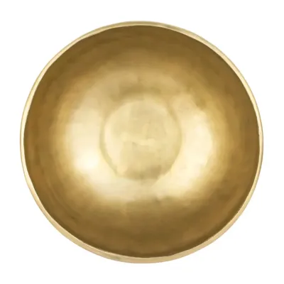 Тибетська співоча чаша Singing bowl Ручна холодна ковка 20,5/20,5/9,5 см Бронза матова (27402) Тибетська співоча чаша Singing bowl Ручна холодна ковка 20,5/20,5/9,5 см Бронза матова (27402)