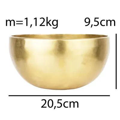 Тибетська співоча чаша Singing bowl Ручна холодна ковка 20,5/20,5/9,5 см Бронза матова (27402) Тибетська співоча чаша Singing bowl Ручна холодна ковка 20,5/20,5/9,5 см Бронза матова (27402)