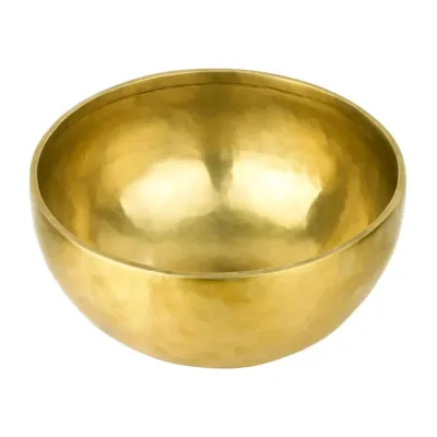 Тибетська співоча чаша Singing bowl Ручна холодна ковка 24,3/24,3/11 см Бронза матова (27404) Тибетська співоча чаша Singing bowl Ручна холодна ковка 24,3/24,3/11 см Бронза матова (27404)
