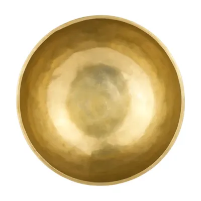 Тибетська співоча чаша Singing bowl Ручна холодна ковка 23,3/23,3/10,6 см Бронза матова (27405) Тибетська співоча чаша Singing bowl Ручна холодна ковка 23,3/23,3/10,6 см Бронза матова (27405)