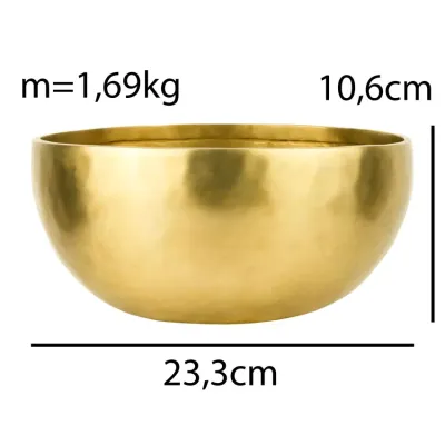 Тибетська співоча чаша Singing bowl Ручна холодна ковка 23,3/23,3/10,6 см Бронза матова (27405) Тибетська співоча чаша Singing bowl Ручна холодна ковка 23,3/23,3/10,6 см Бронза матова (27405)
