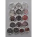 Набор монет в капсулах Collection Вооруженные Силы Украины 30 мм 16 шт Cеребристый (hub_2v1n7u)