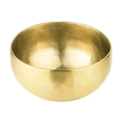 Тибетська співоча чаша Singing bowl Ручна холодна ковка 15,1/15,1/7,3 см Бронза матова (26553)