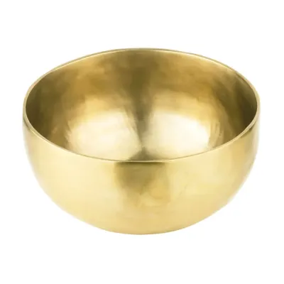 Тибетська співоча чаша Singing bowl Ручна холодна ковка 15,5/15,5/8 см Бронза матова (26555)